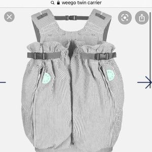Weego twin carrier, like new